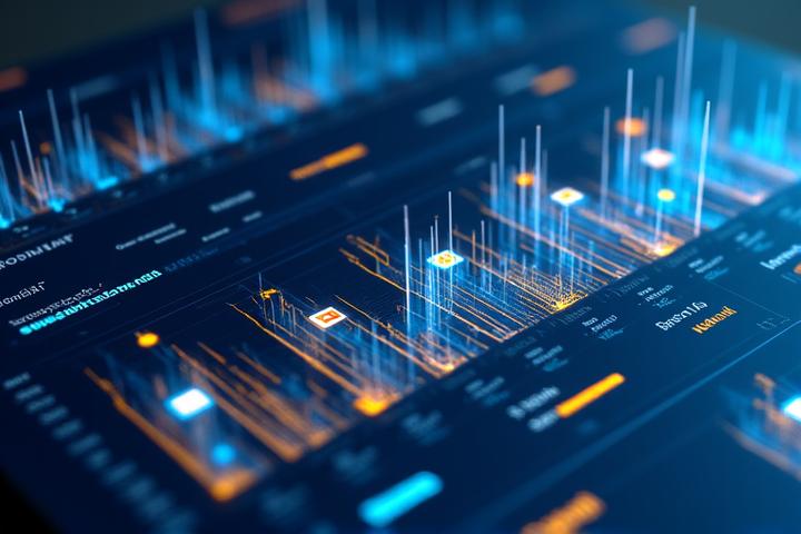 App Store Optimizasyonu (ASO) arayüzü, gelişmiş analitik ve anahtar kelime sıralaması grafikleriyle