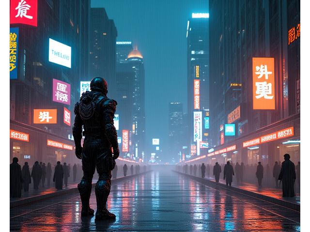Cyberpunk temalı bir indie oyunun ekran görüntüsü